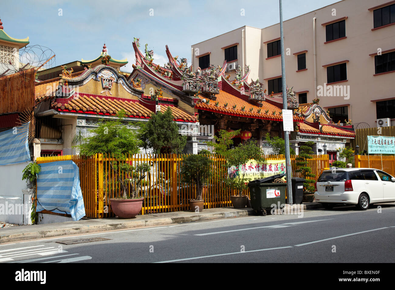 Leong San See Buddhist Temple, Little India, Singapore, Asia Stock Photo