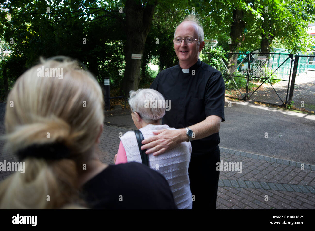 Elderly parishioners hi-res stock photography and images - Alamy