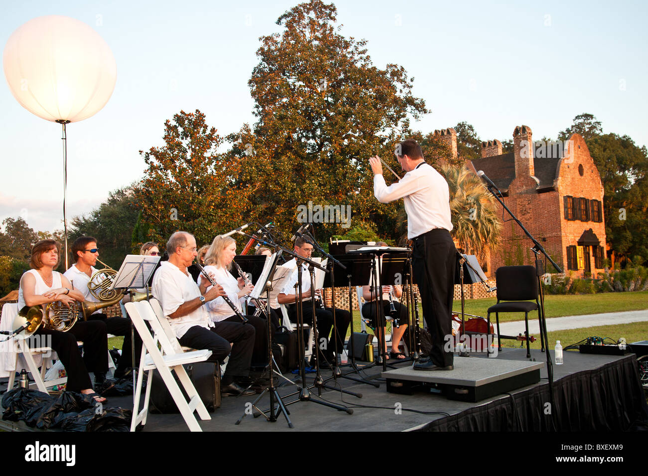 The Charleston chamber orchestra performs an evening concert at