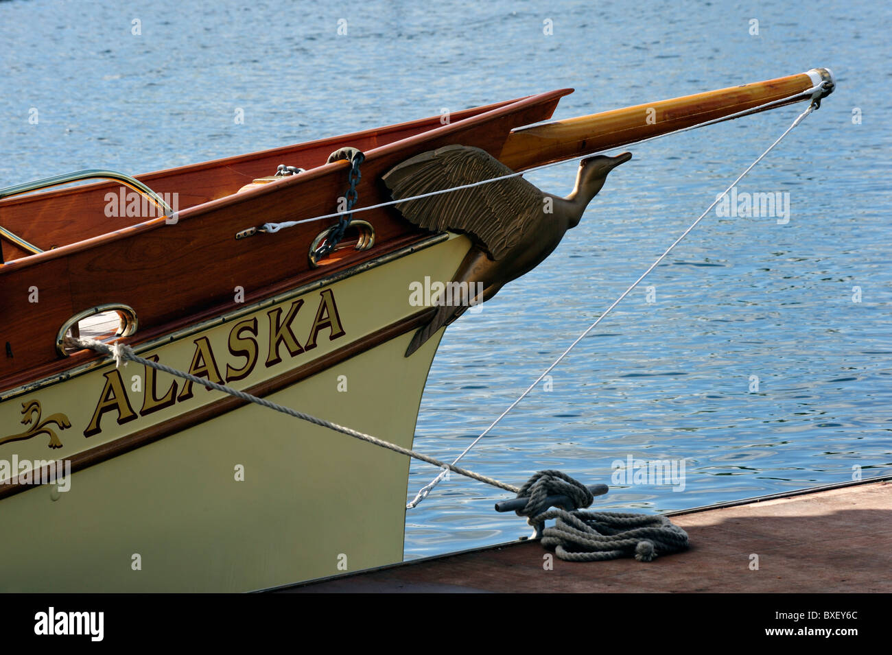 The Victorian Steam launch "Alaska" on the River Thames traditional