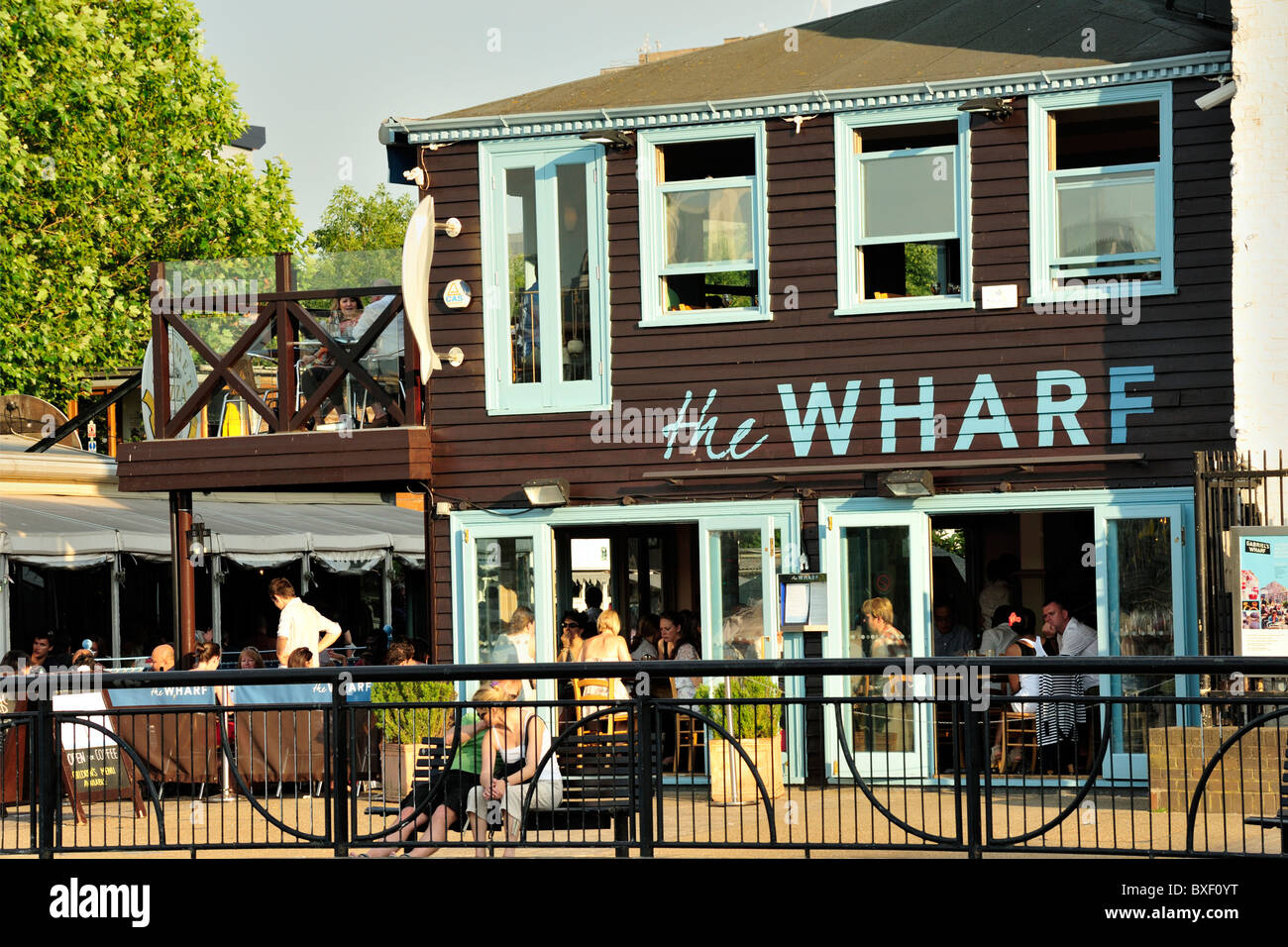 Gabriels Wharf South Bank London Stock Photos & Gabriels Wharf South