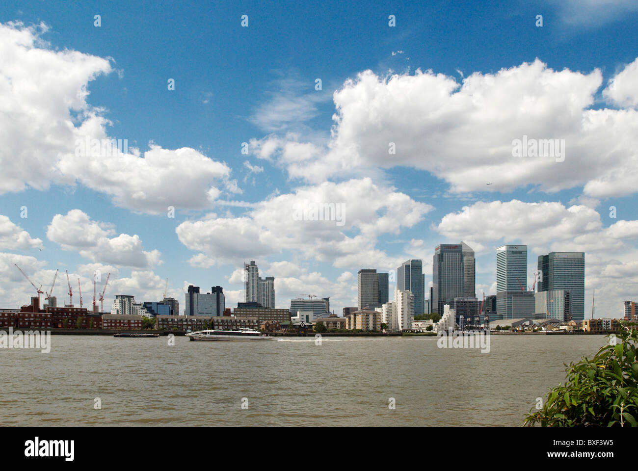 Canary Wharf and Docklands East London UK Stock Photo
