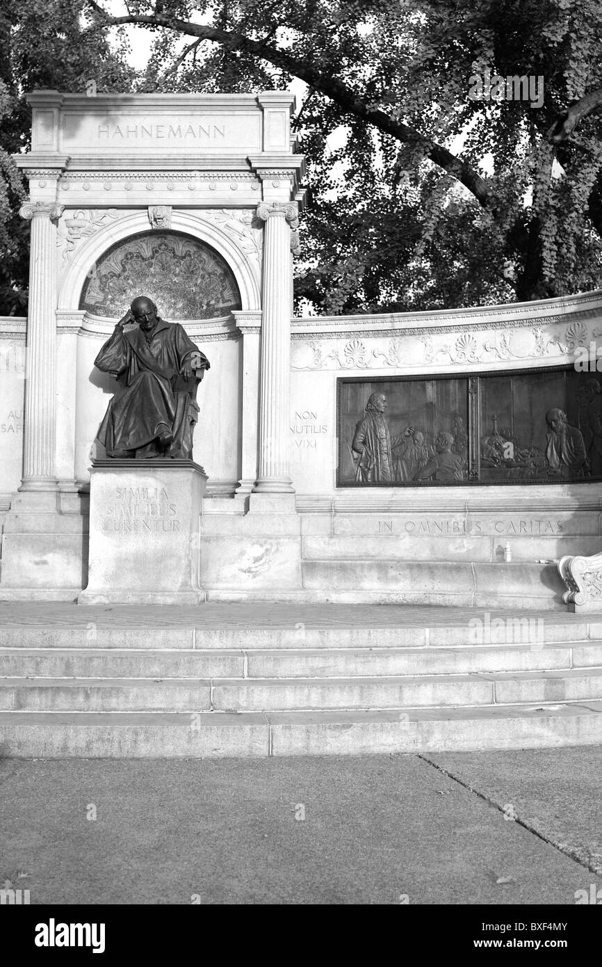 Statue of Hahnemann Stock Photo