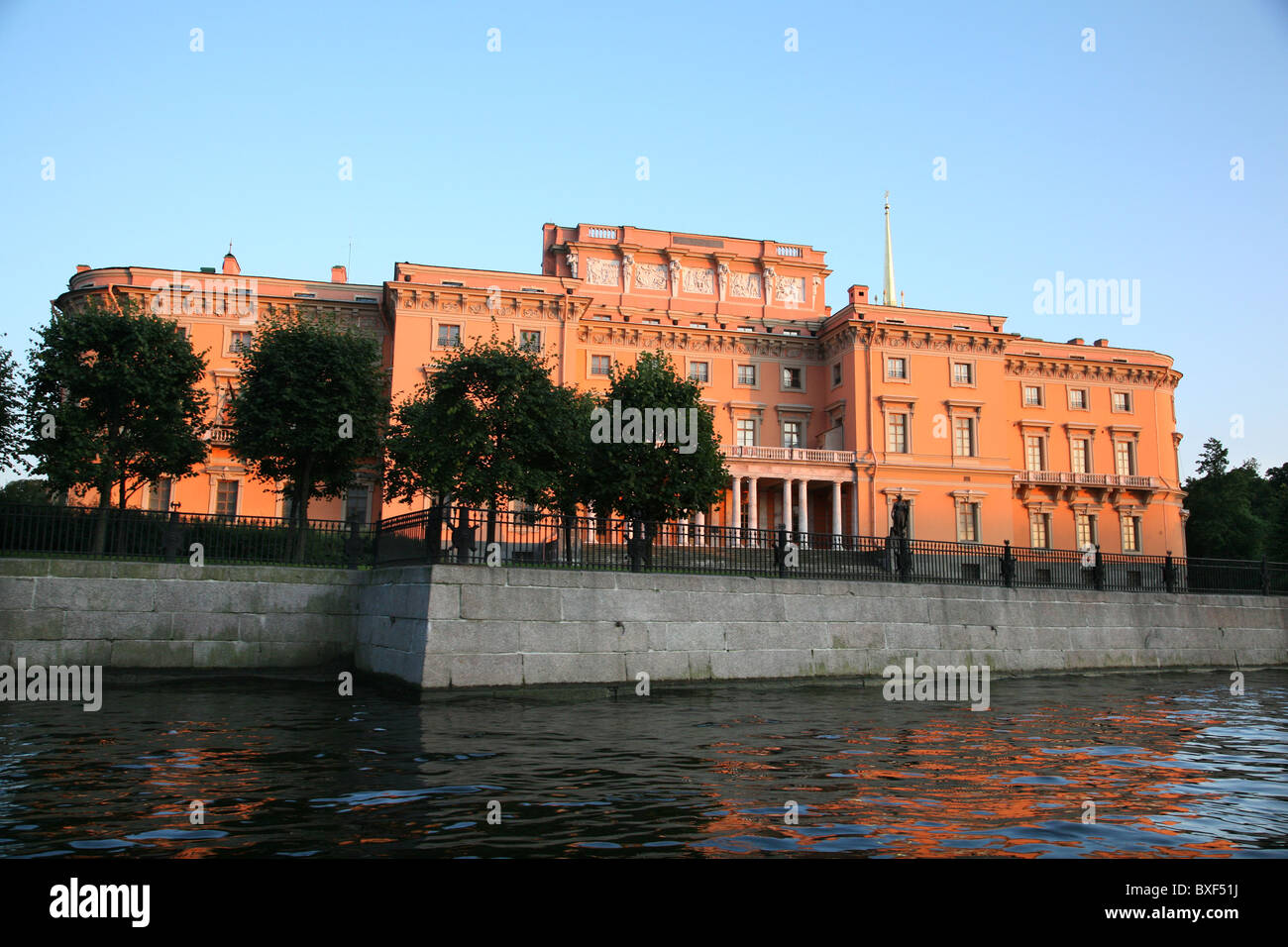 Mikhailovsky Castle, Saint Petersburg, Russia Stock Photo - Alamy