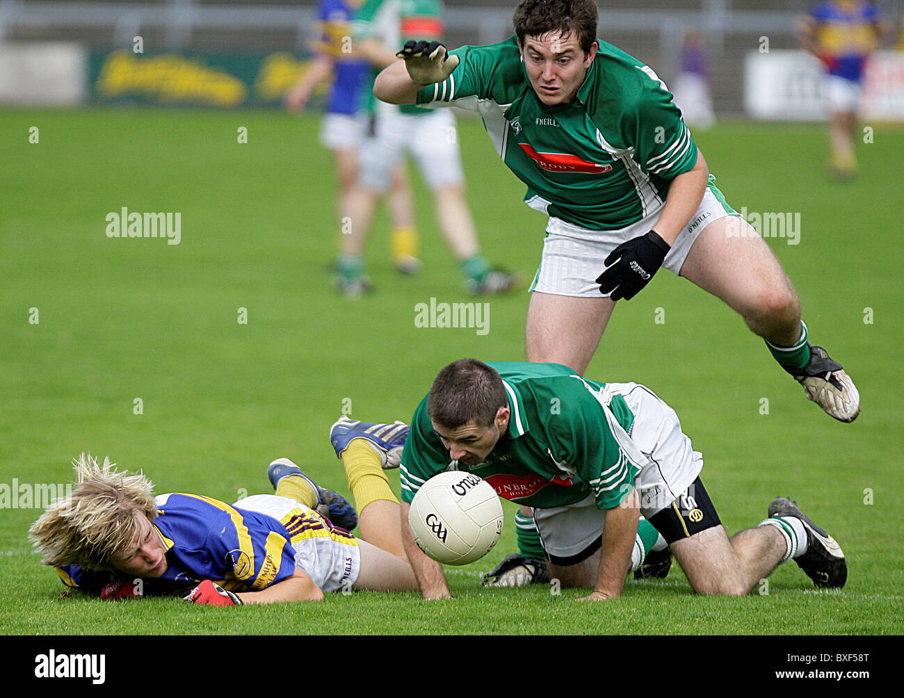 GAA Irish Gaelic Football Stock Photo