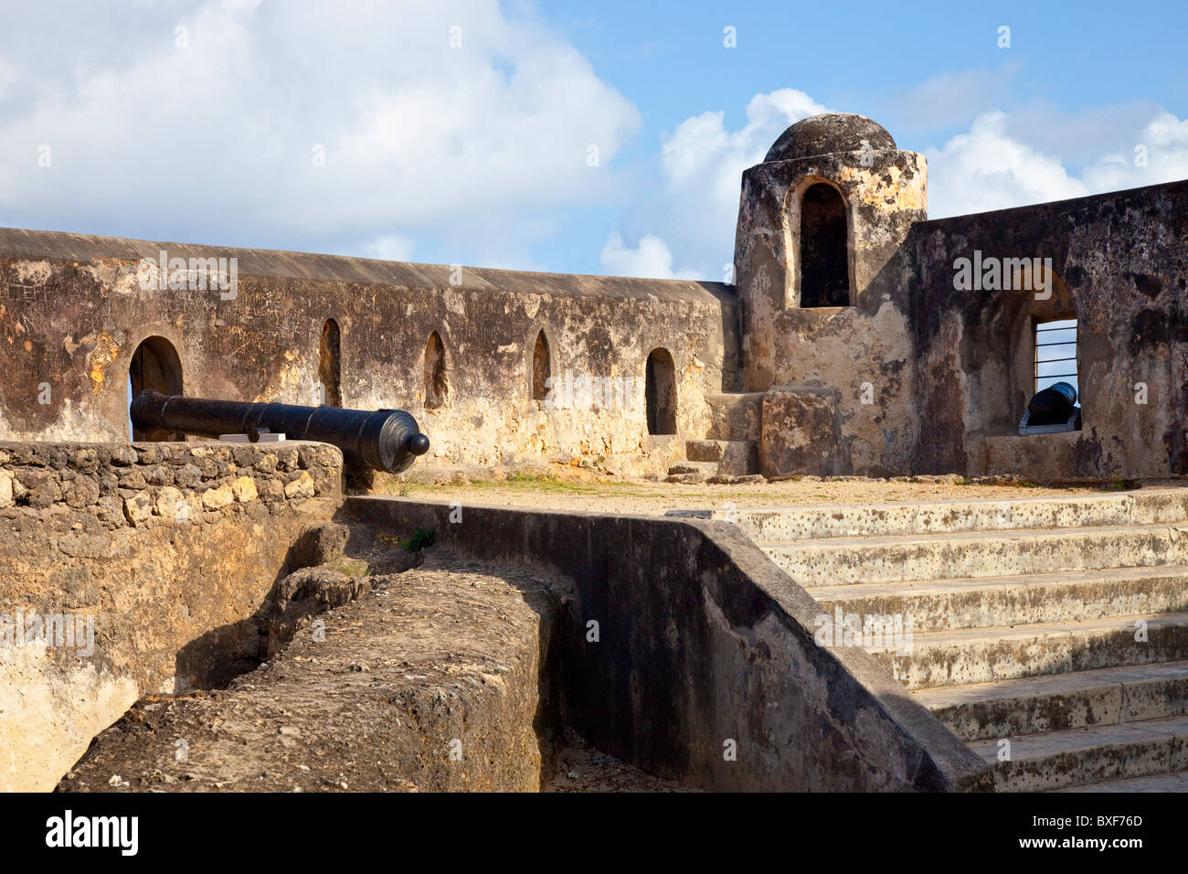 Walls inside Fort Jesus, Mombasa, Kenya Stock Photo Alamy