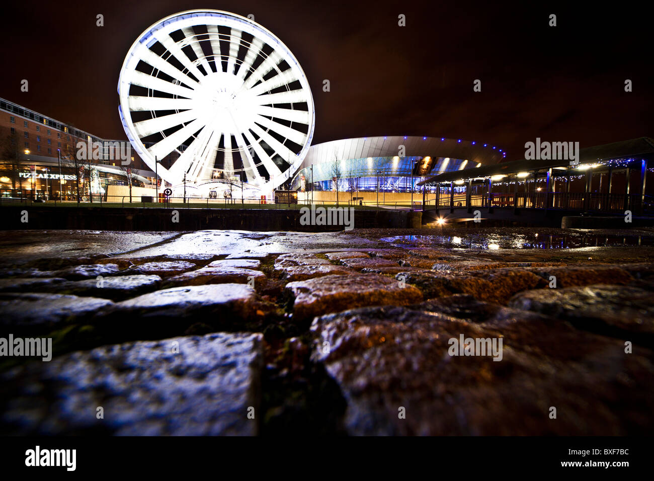 Liverpool Eye and Echo Arena Stock Photo