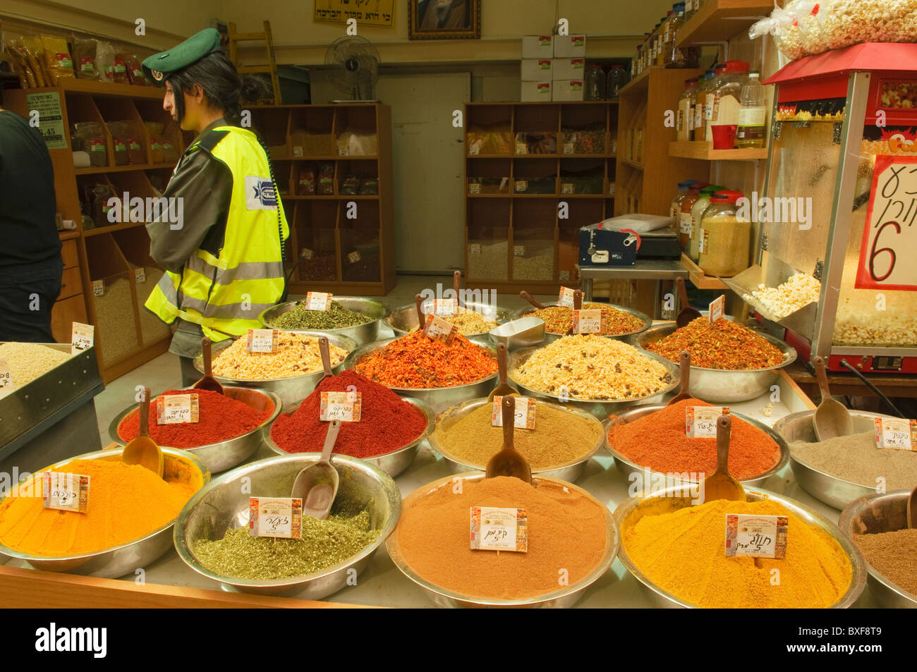 spice vendor at the Mahane Yehuda Market in Jerusalem, Israel Stock Photo Alamy