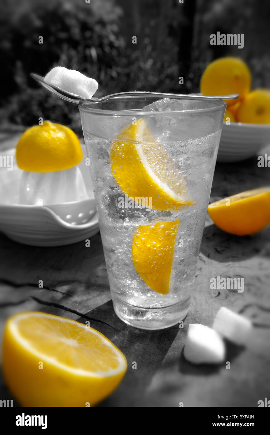Home made lemonade Stock Photo
