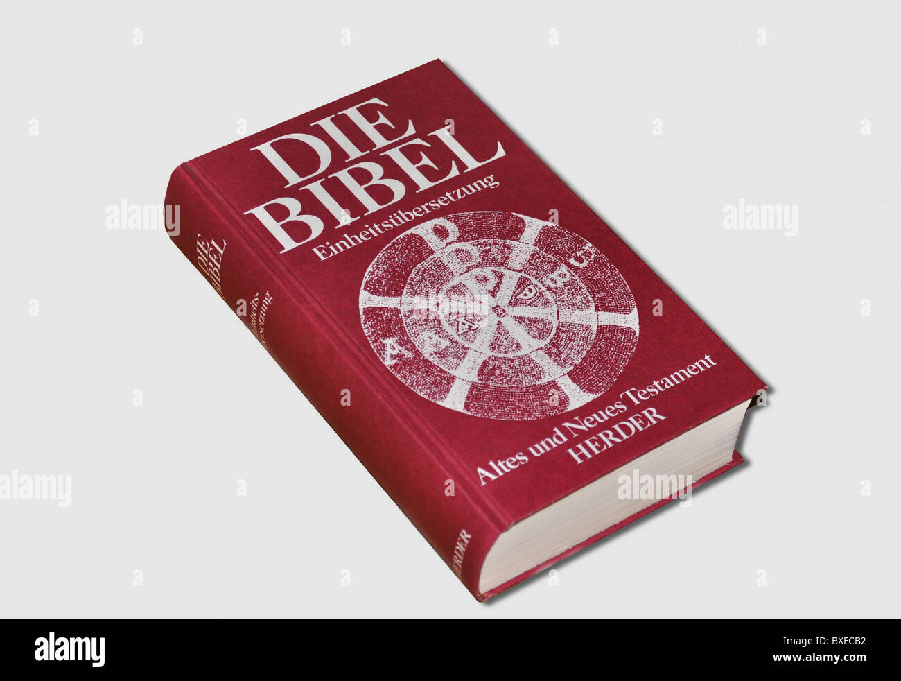 literature, books, 'The Bible', Old and New Testament, German ecumenical Bible translation, Additional-Rights-Clearance-Info-Not-Available Stock Photo