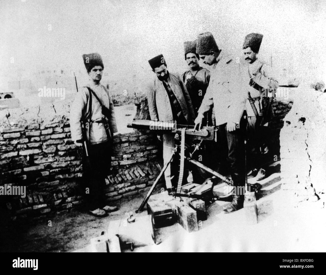 Reza Khan Pahlavi, 16.3.1878 - 26.7.1944, Shah of Persia 12.12.1925 - 16.9.1941, as officer of the Persian Cossack Brigade, circa 1920, , Stock Photo