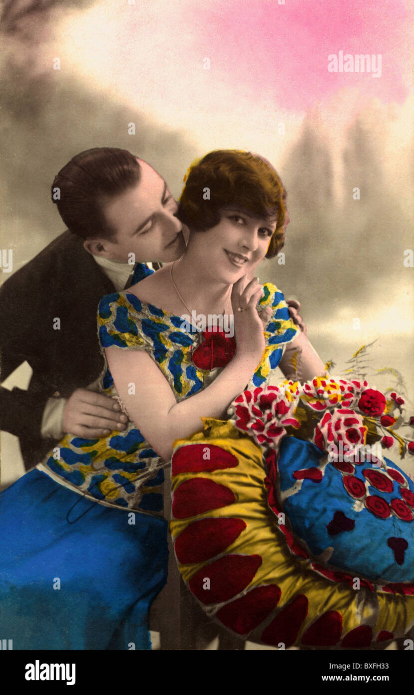 poeple, couples, love couple, Germany, 1930, Additional-Rights-Clearences-Not Available Stock Photo