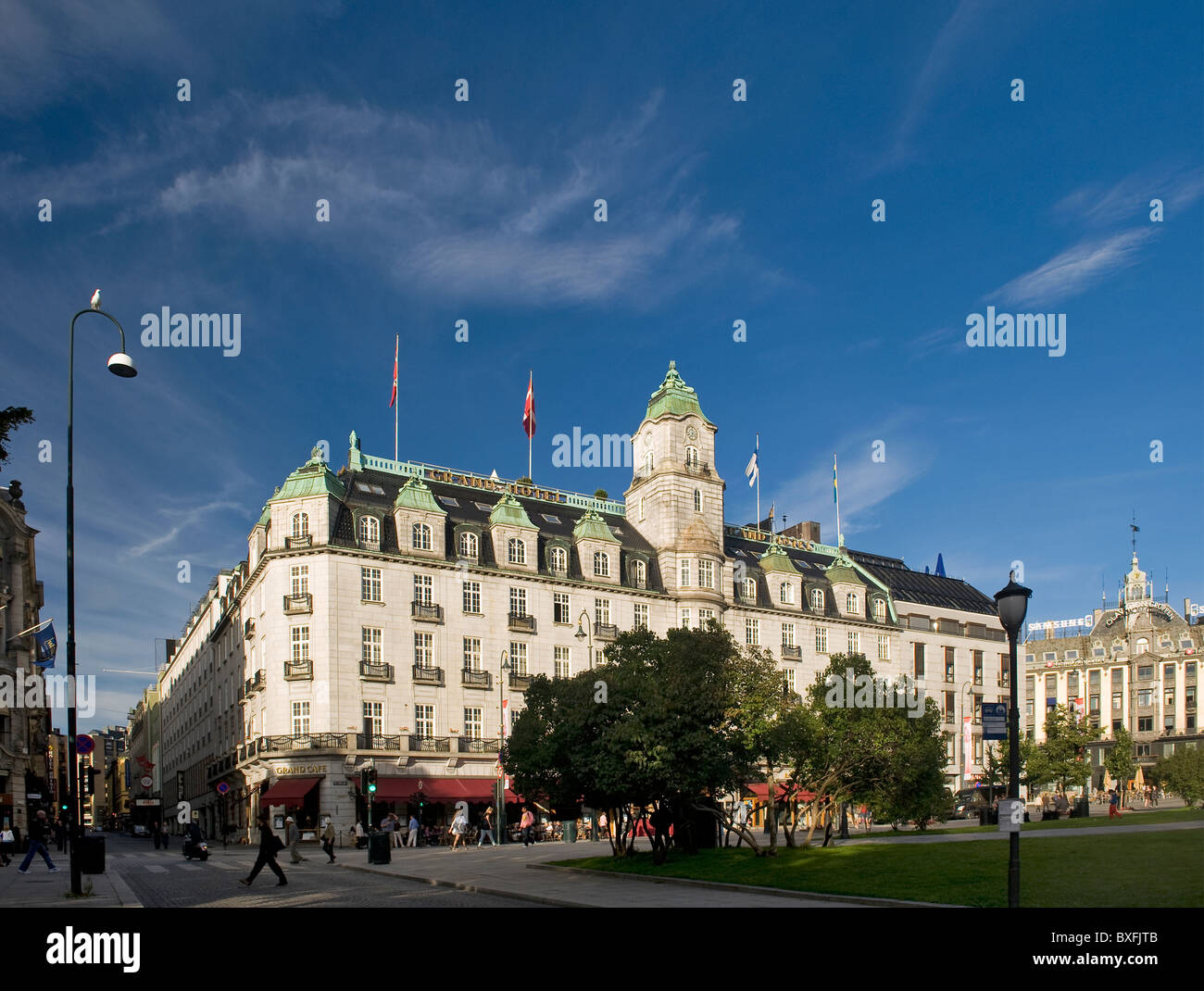 Grand Hotel Oslo Norway Stock Photo Alamy