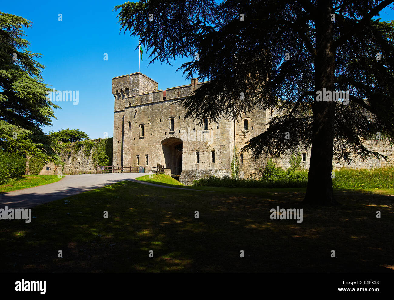 Caldicot Castle, Caldicot, South Wales, UK Stock Photo Alamy