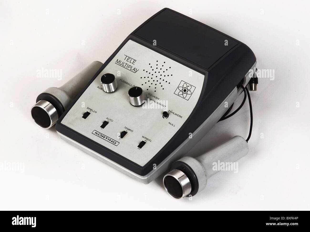 games, video games, games console, by Körting Tele Multiplay, early German video game, Germany, circa 1976, Additional-Rights-Clearences-Not Available Stock Photo