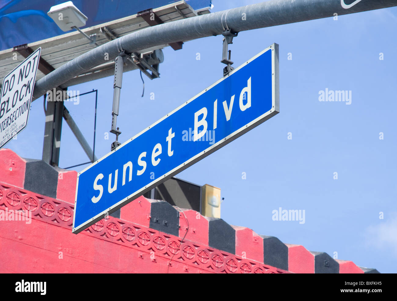 Sunset boulevard beverly hills hollywood hi-res stock photography and ...