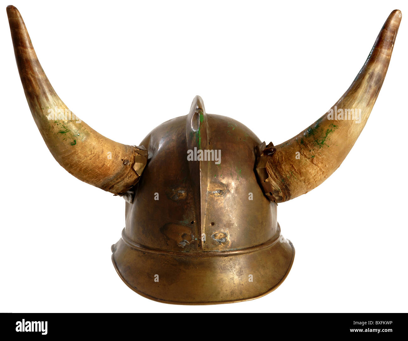 carnival, costume, Viking helmet, Germany, circa 1910, Additional-Rights-Clearences-Not Available Stock Photo