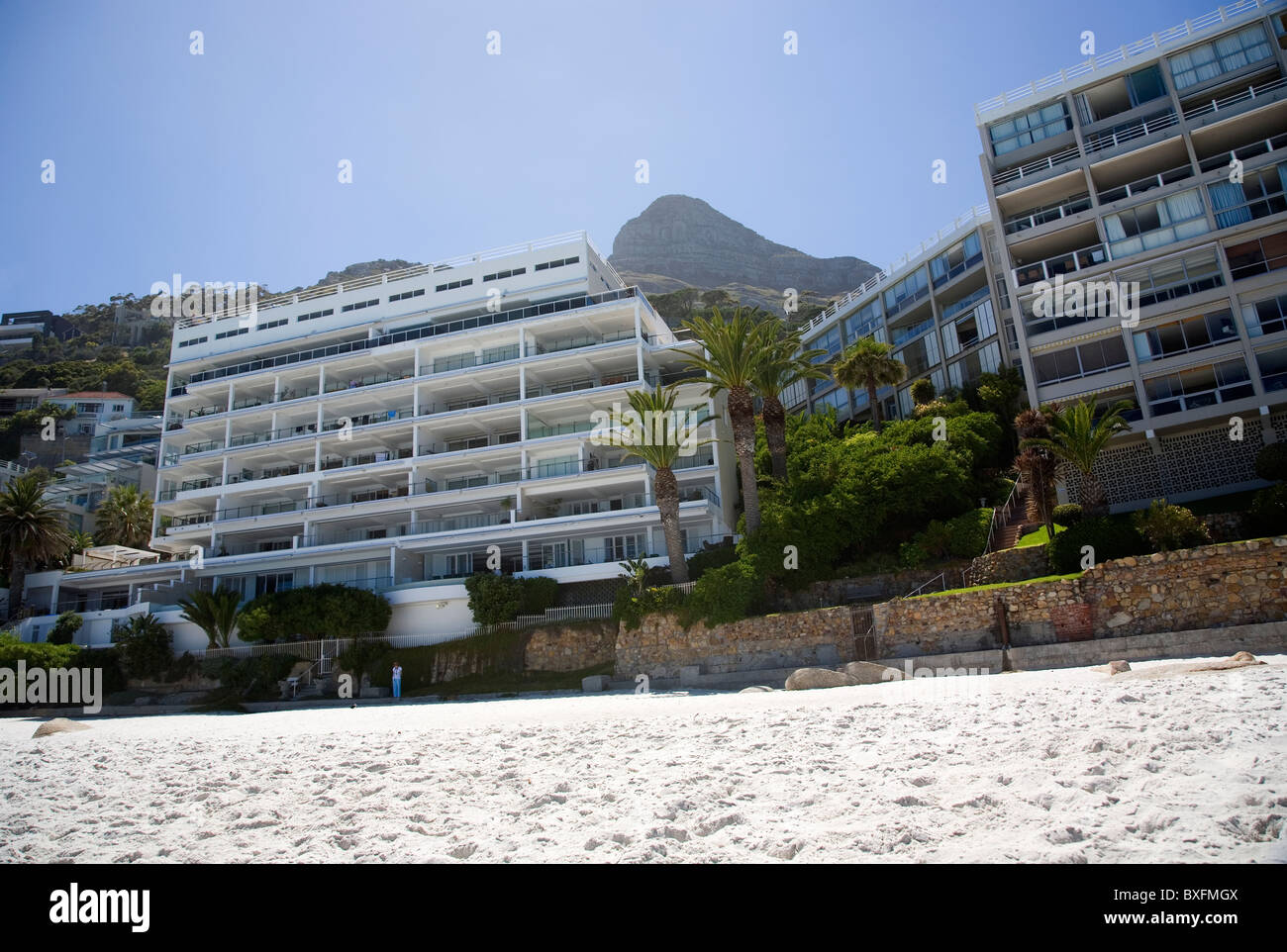 Clifton Beach Apartments Stock Photo Alamy