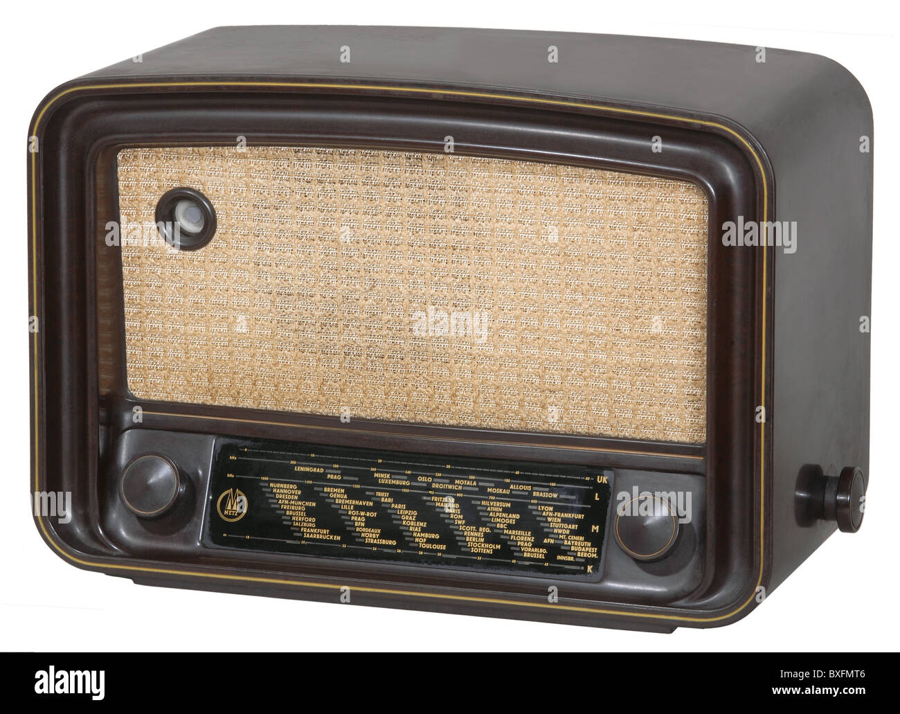 broadcast, radio, Metz, radio set Java SP, Germany, 1950,  Additional-Rights-Clearences-Not Available Stock Photo - Alamy