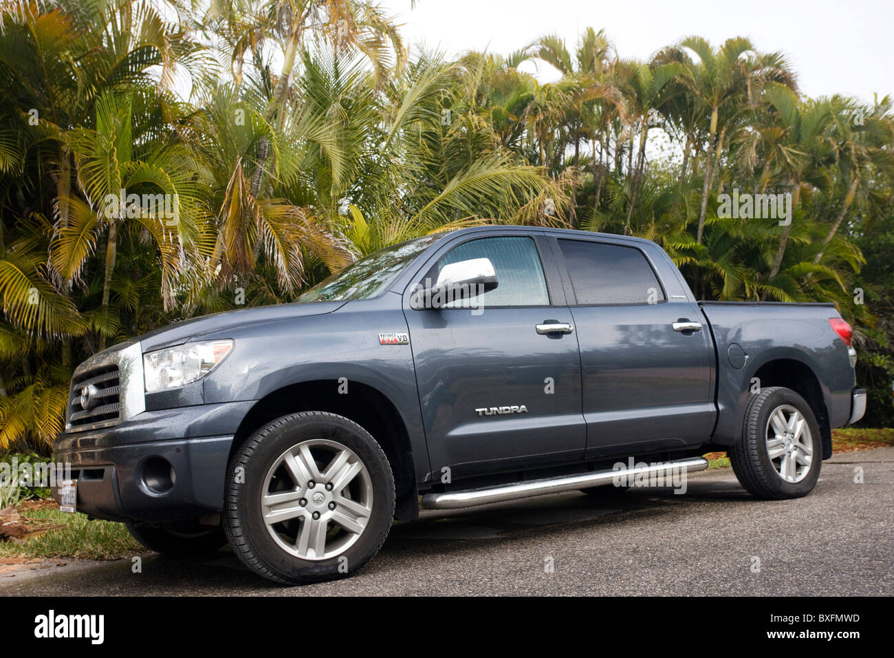 Toyota Tundra pickup truck on Anna Maria Island, Florida sunshine state, United States of America Stock Photo
