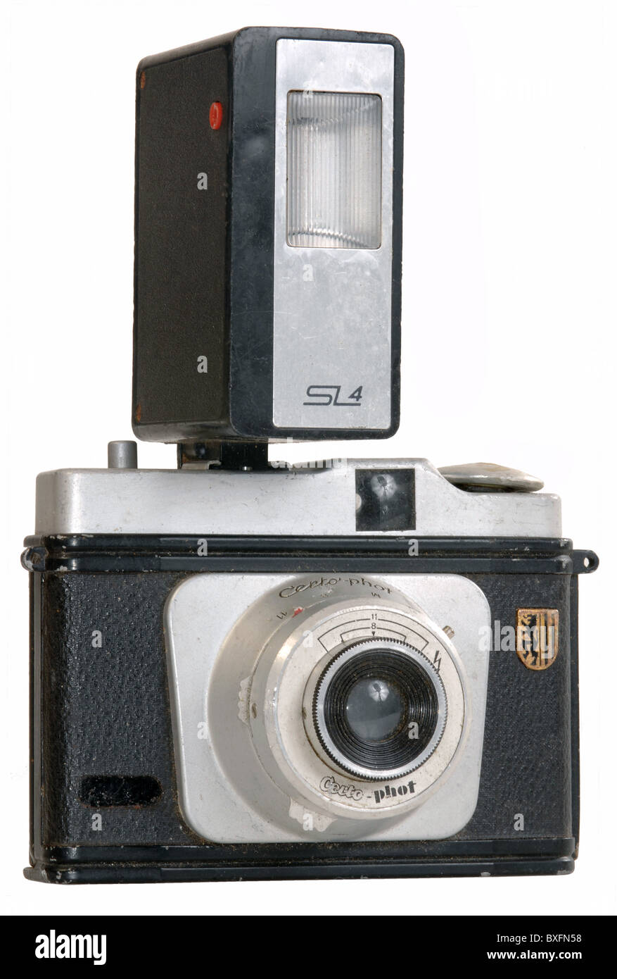 photography, cameras, roll film camera, Certo-phot, made by Certo Kamerawerk, Dresden, East-Germany, 1958, Additional-Rights-Clearences-Not Available Stock Photo
