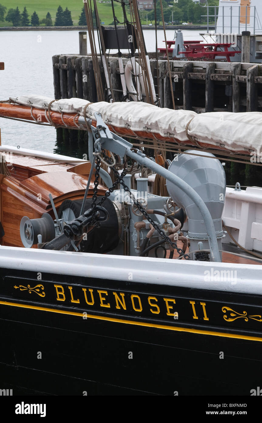 Famous historic Bluenose II schooner in Lunenburg, Nova Scotia, Canada