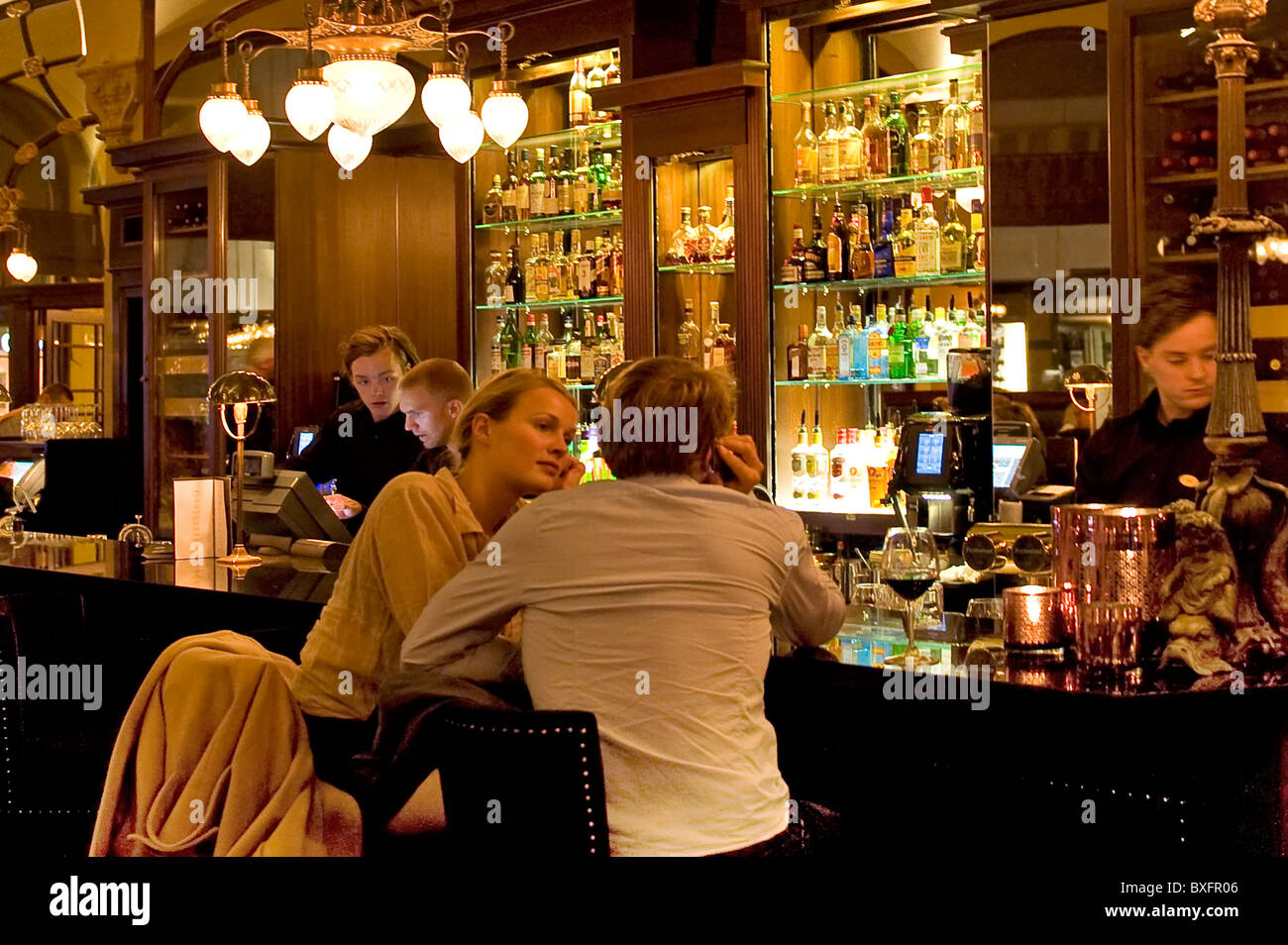 Oslo Theater Café Norway Stock Photo Alamy