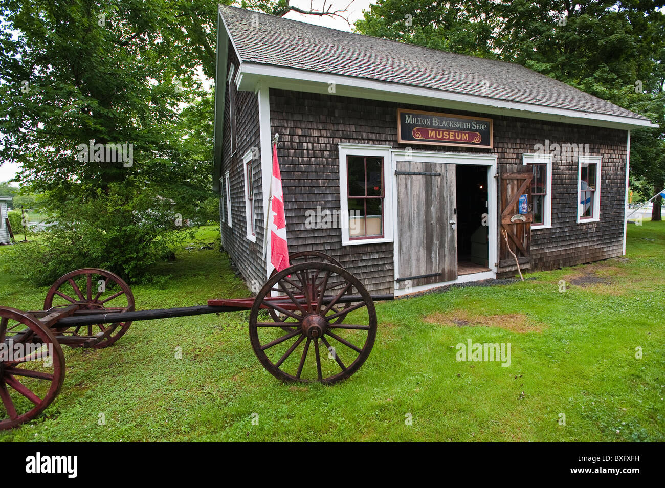 Milton Blacksmith Shop Museum, Milton, Nova Scotia, Canada. Stock Photo