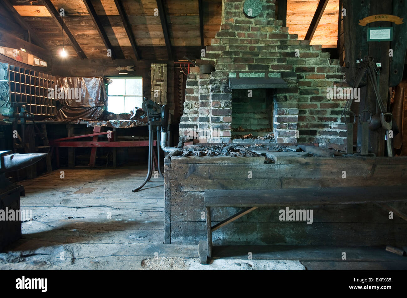 Milton Blacksmith Shop Museum, Milton, Nova Scotia, Canada. Stock Photo