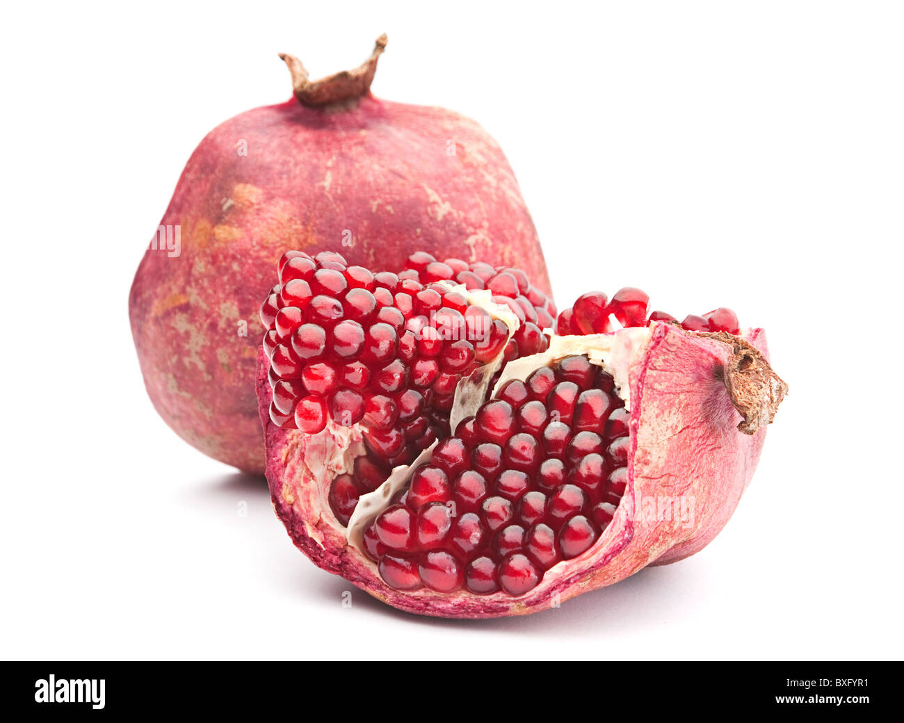 Red pomegranate fruit Stock Photo