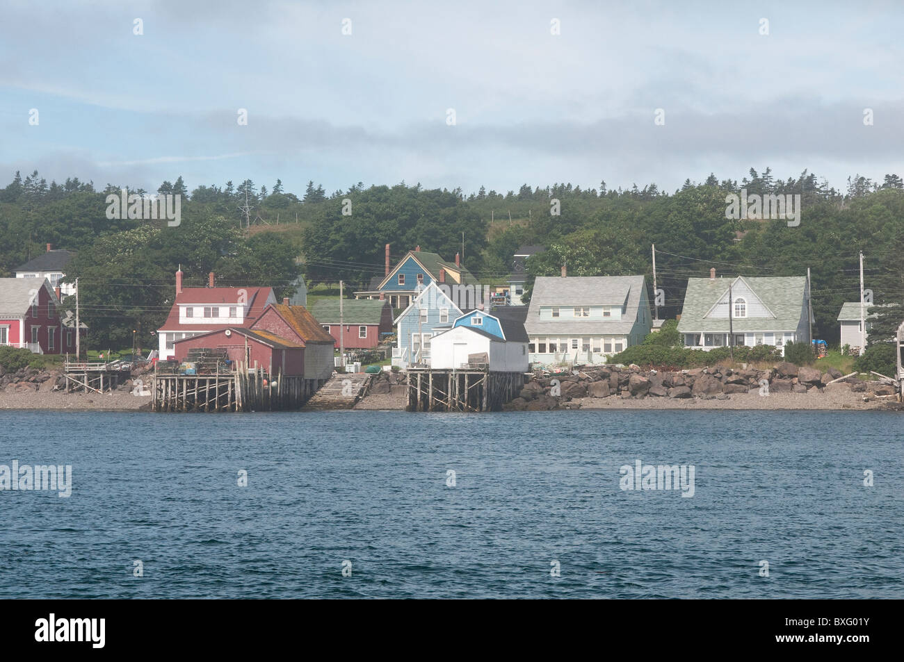 Westport village, Brier Island, Nova Scotia, Canada Stock Photo - Alamy