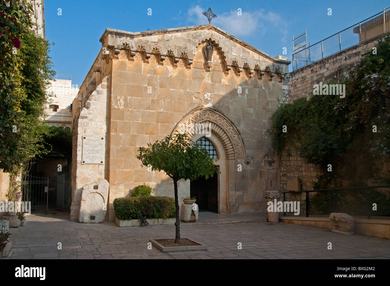 A view of the Chapel of the Flagellation in Jerusalem Stock Photo - Alamy