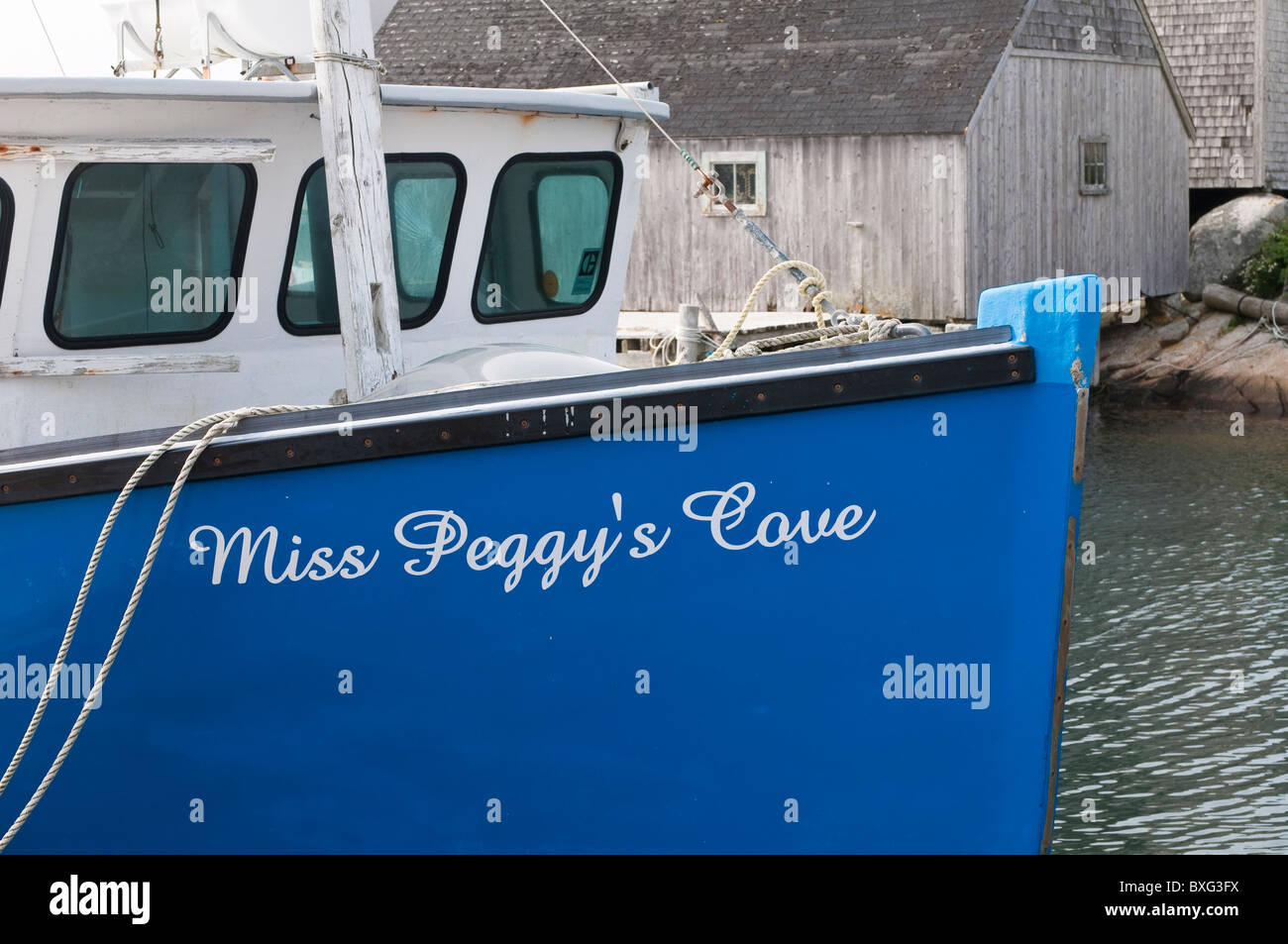 Fishing boats in Peggy's Cove, Nova Scotia, Canada Stock Photo Alamy