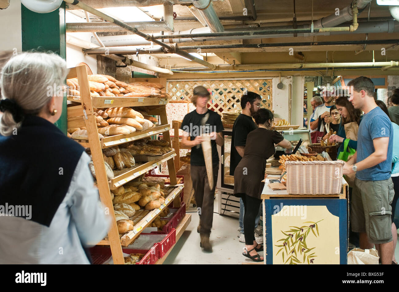 Bakery bread at Halifax Farmer's Market, Halifax, Nova Scotia, Canada
