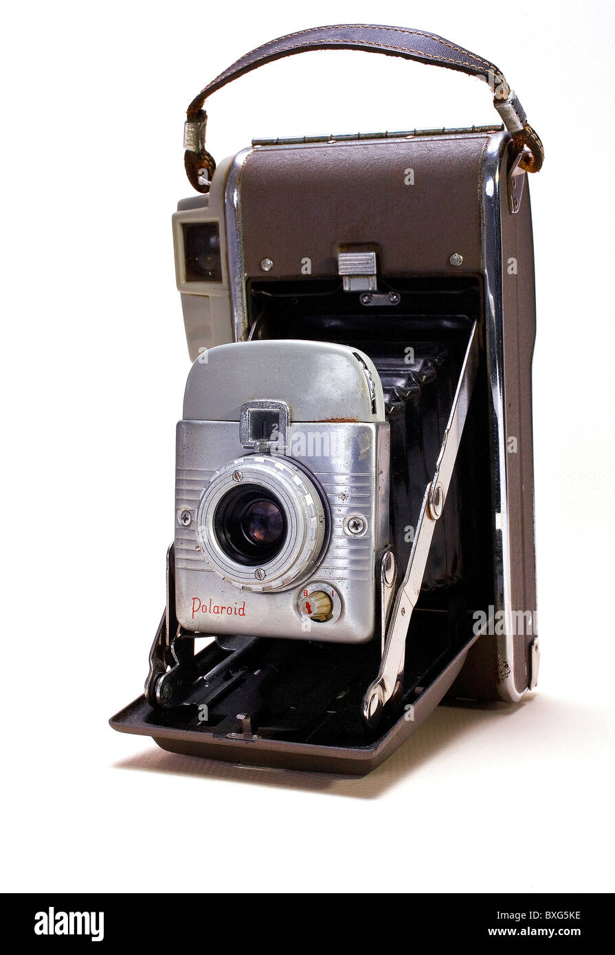 Polaroid Land Camera Highlander Model 80. Circa 1954-1957 Stock Photo -  Alamy