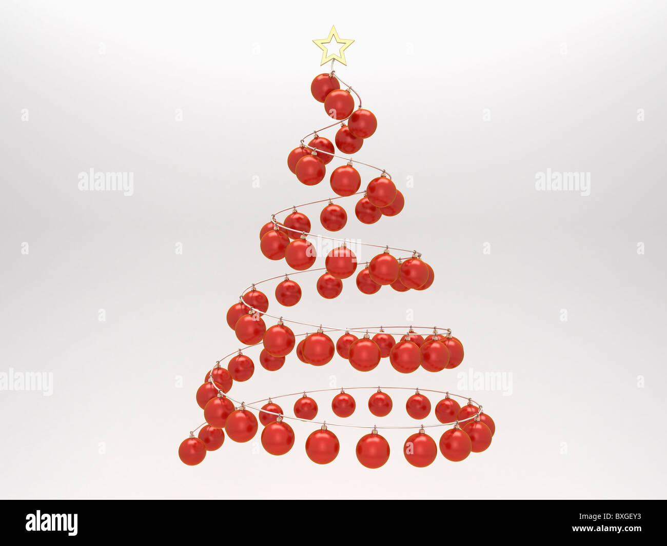 christmas ornament in tree shaped Stock Photo