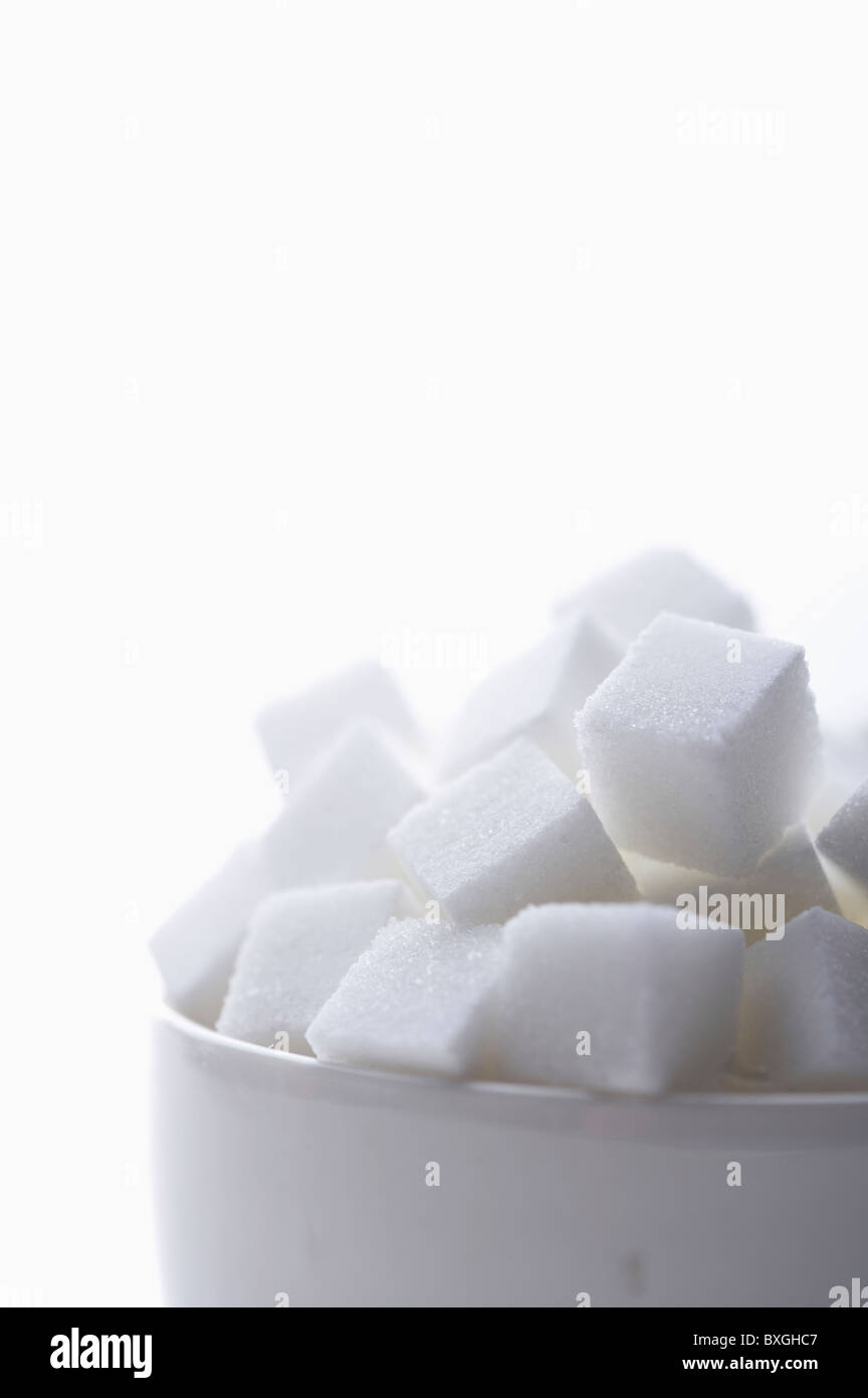 white sugar cubes Stock Photo Alamy
