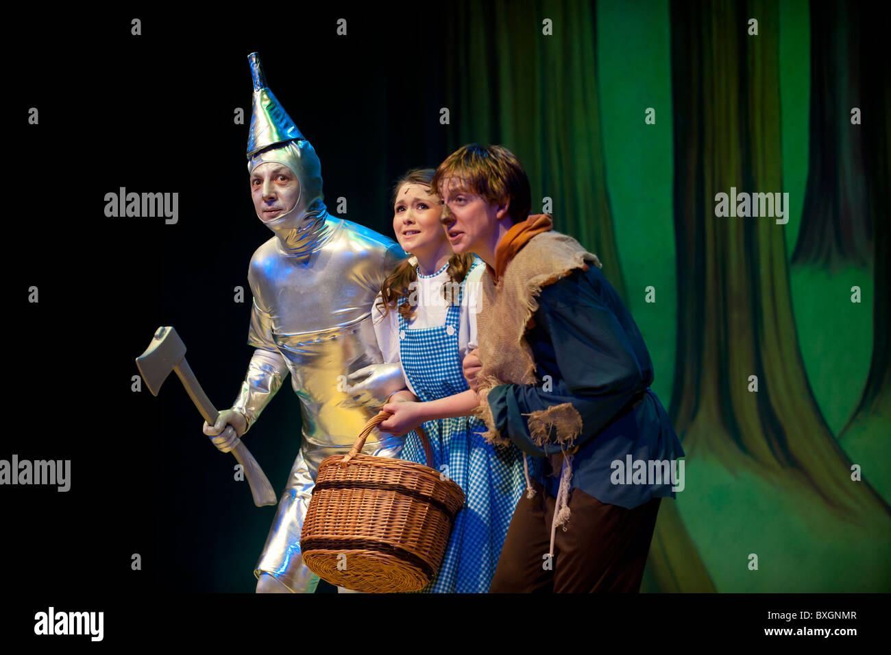 Amateur stage production of The Wizard of Oz, Aberystwyth Arts Centre Wales UK Stock Photo