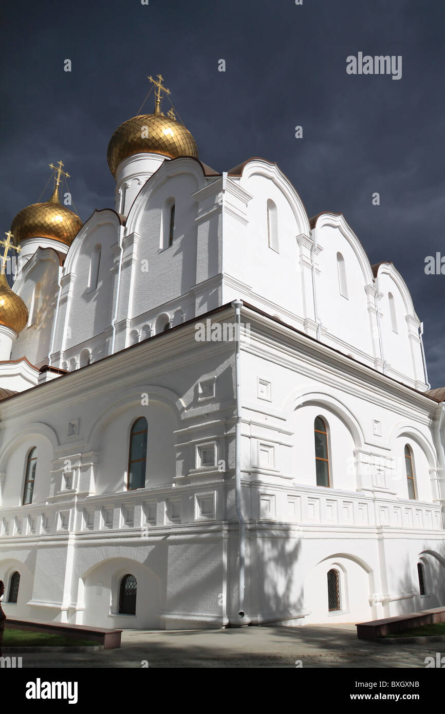 christian orthodox church on cloudy background Stock Photo - Alamy