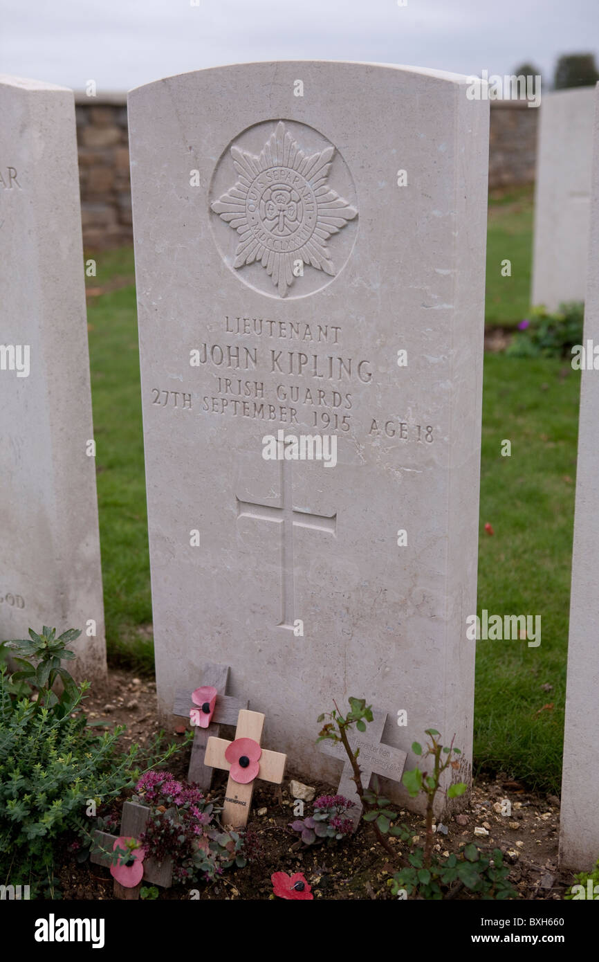 John Kipling Grave Stock Photo