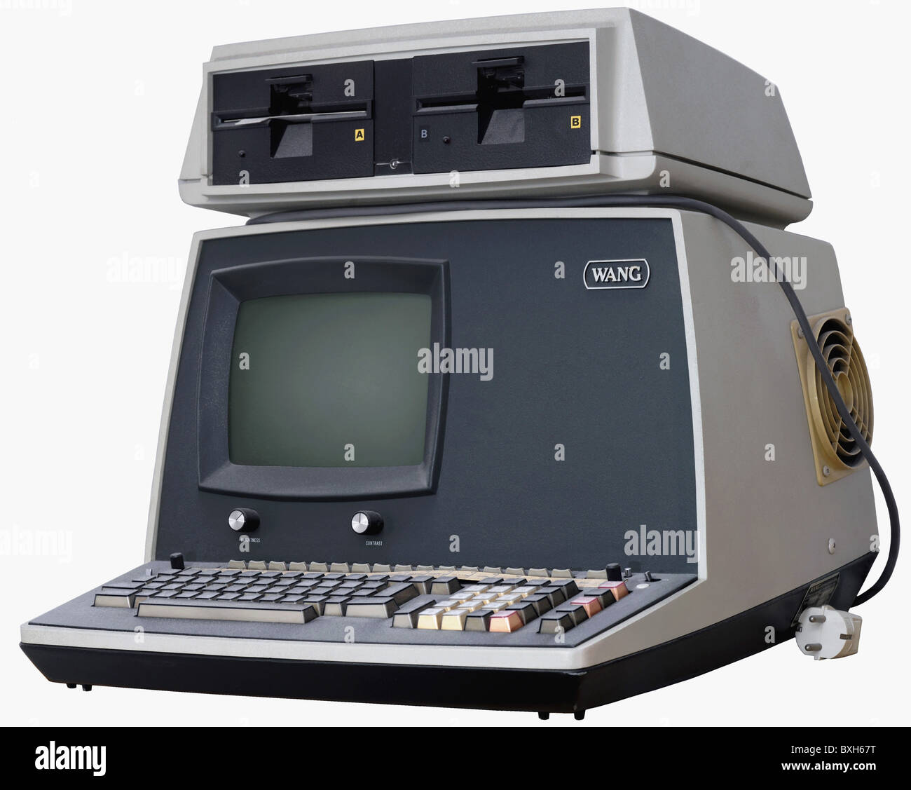 computing / electronics, computer, Wang laboratories, type 2200 PCS-II, early version of an electronic office computer, USA, 1977, Additional-Rights-Clearences-Not Available Stock Photo