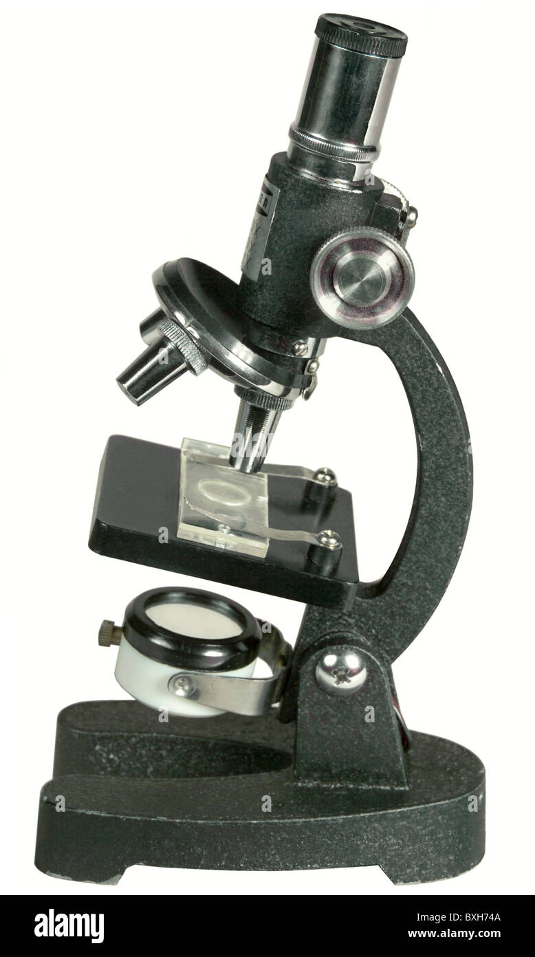 science, optics, microscopes, optical microscope, Germany, circa 1959, Additional-Rights-Clearences-Not Available Stock Photo