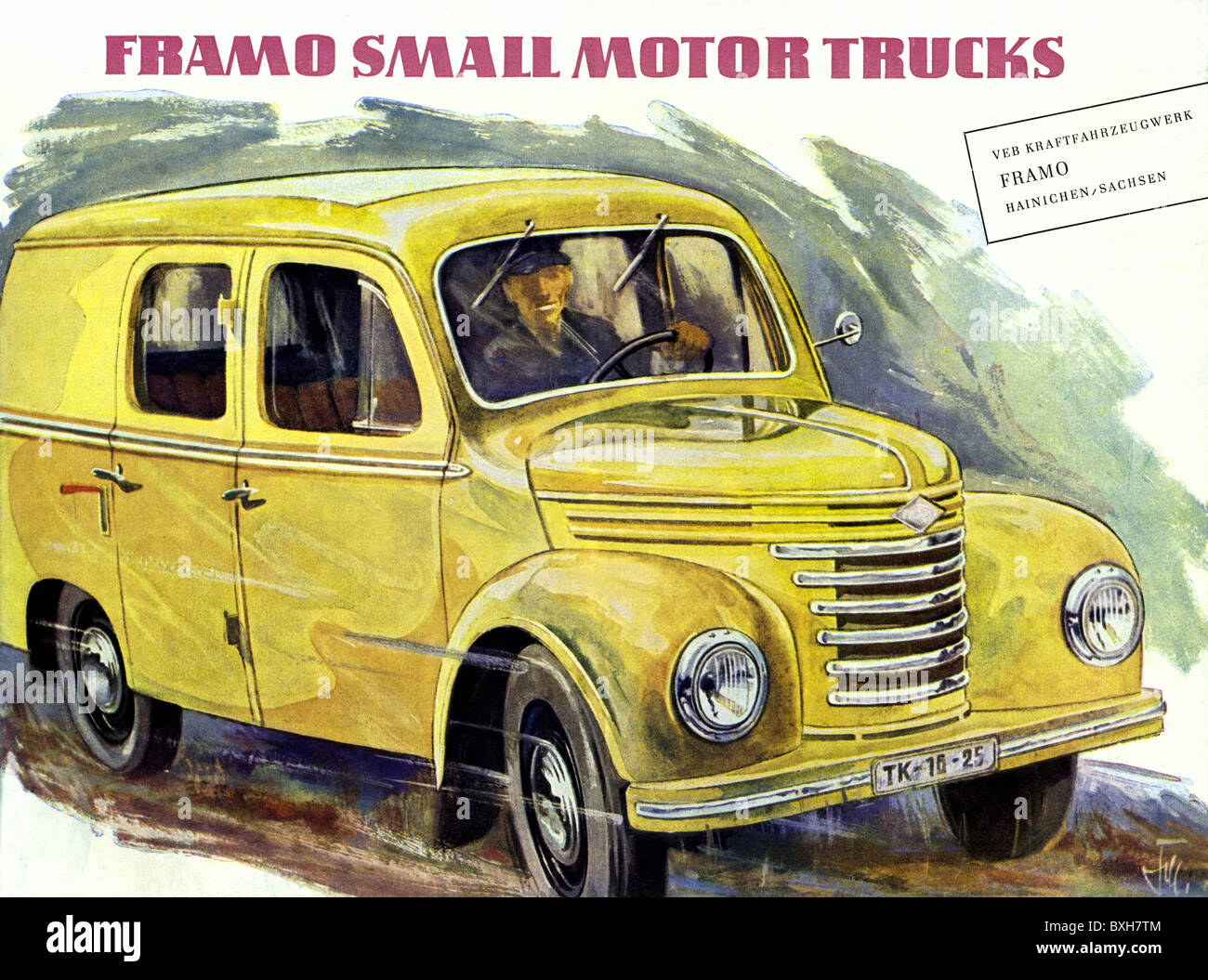 1950s commercial vehicle hi-res stock photography and images - Alamy