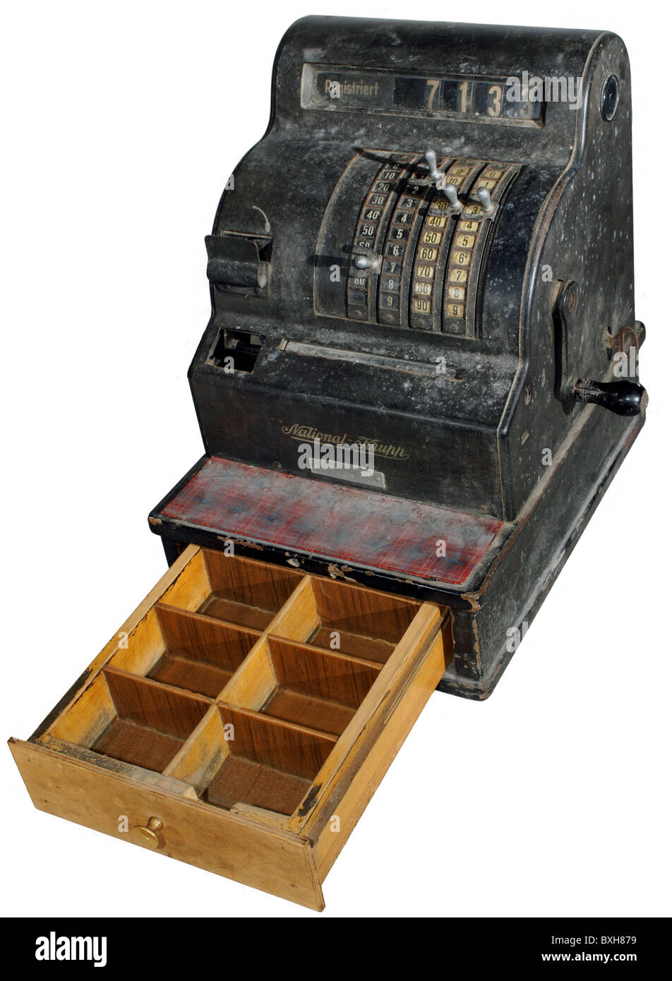 money / finance, empty cash register, made by National Krupp