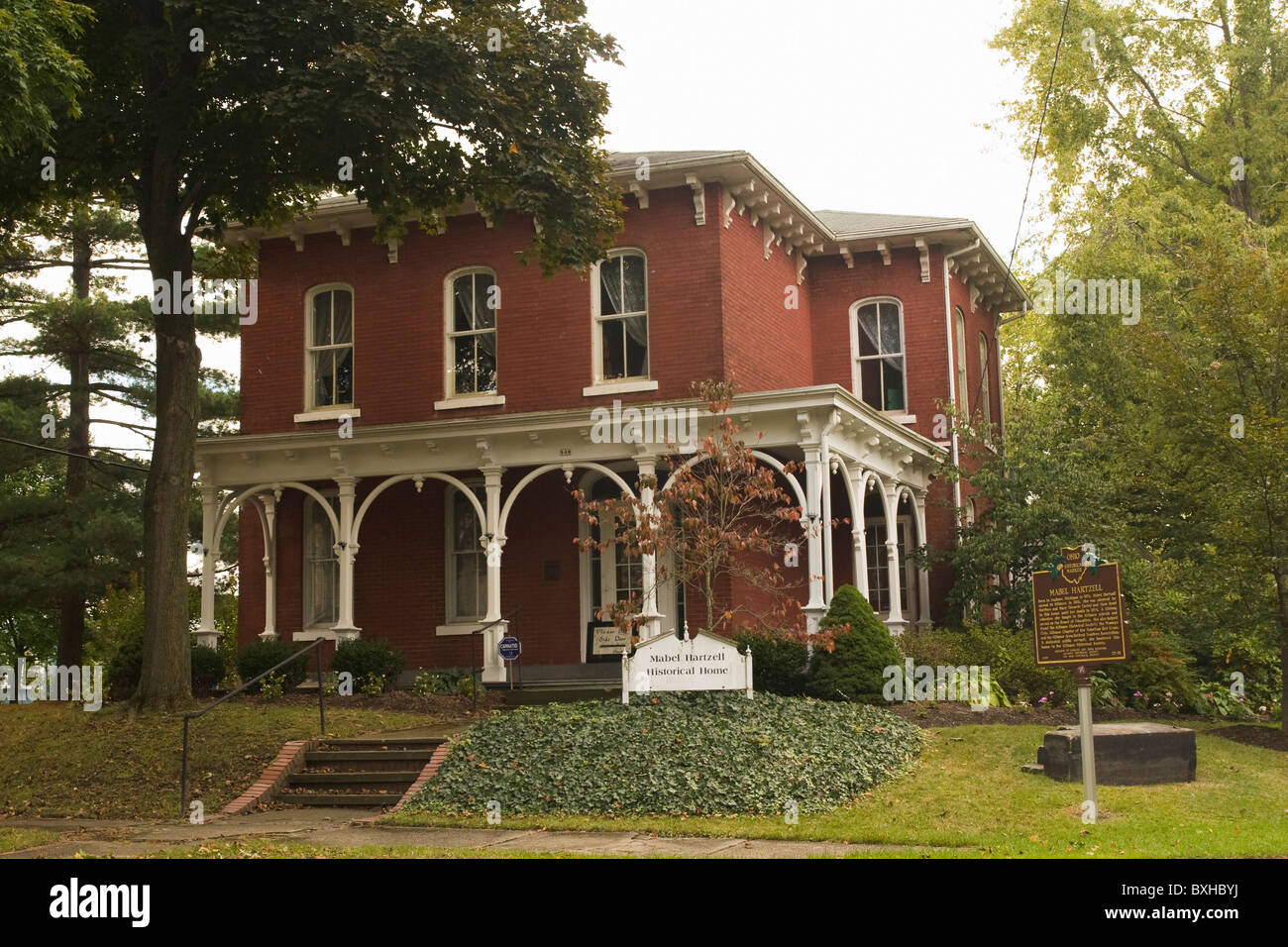 Mabel Hartzell Historical Home, Alliance, Ohio, USA Stock Photo Alamy