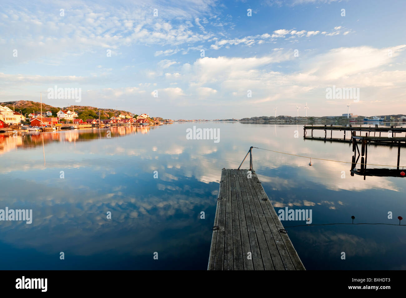 Village of Ronnang Bohuslan Sweden Stock Photo