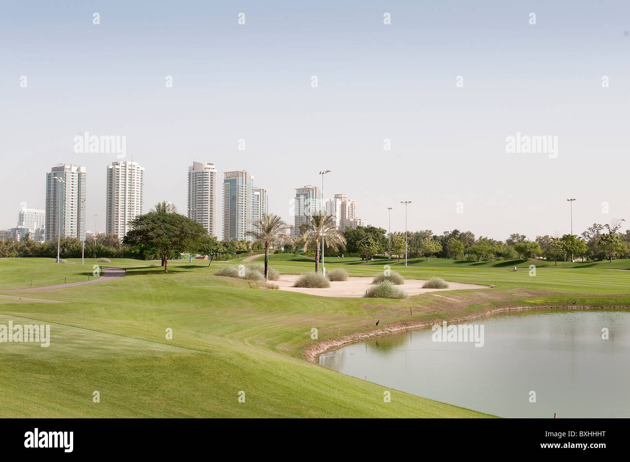 The Emirates Golf Club in Dubai Stock Photo Alamy