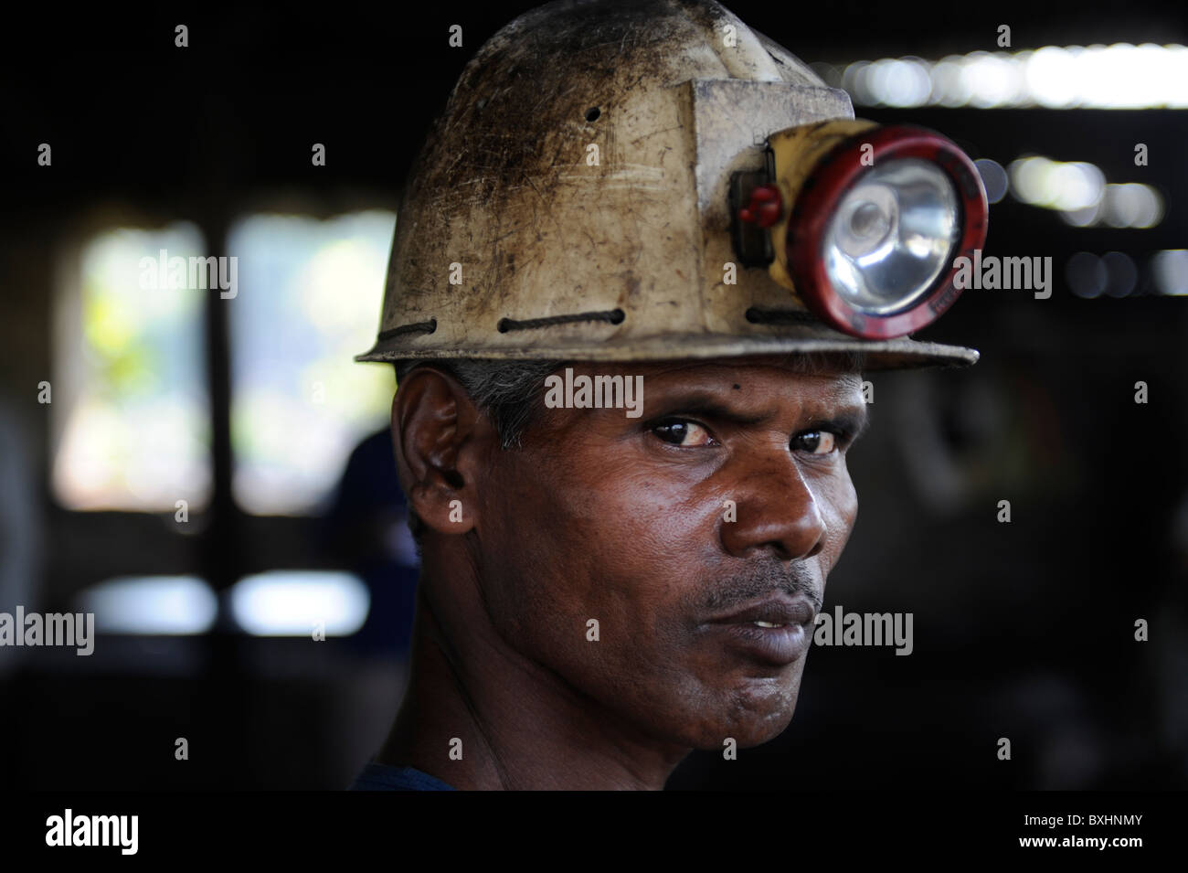 India Jharkhand Dhanbad , coal mining of Bharat coking coal Ltd. Stock Photo