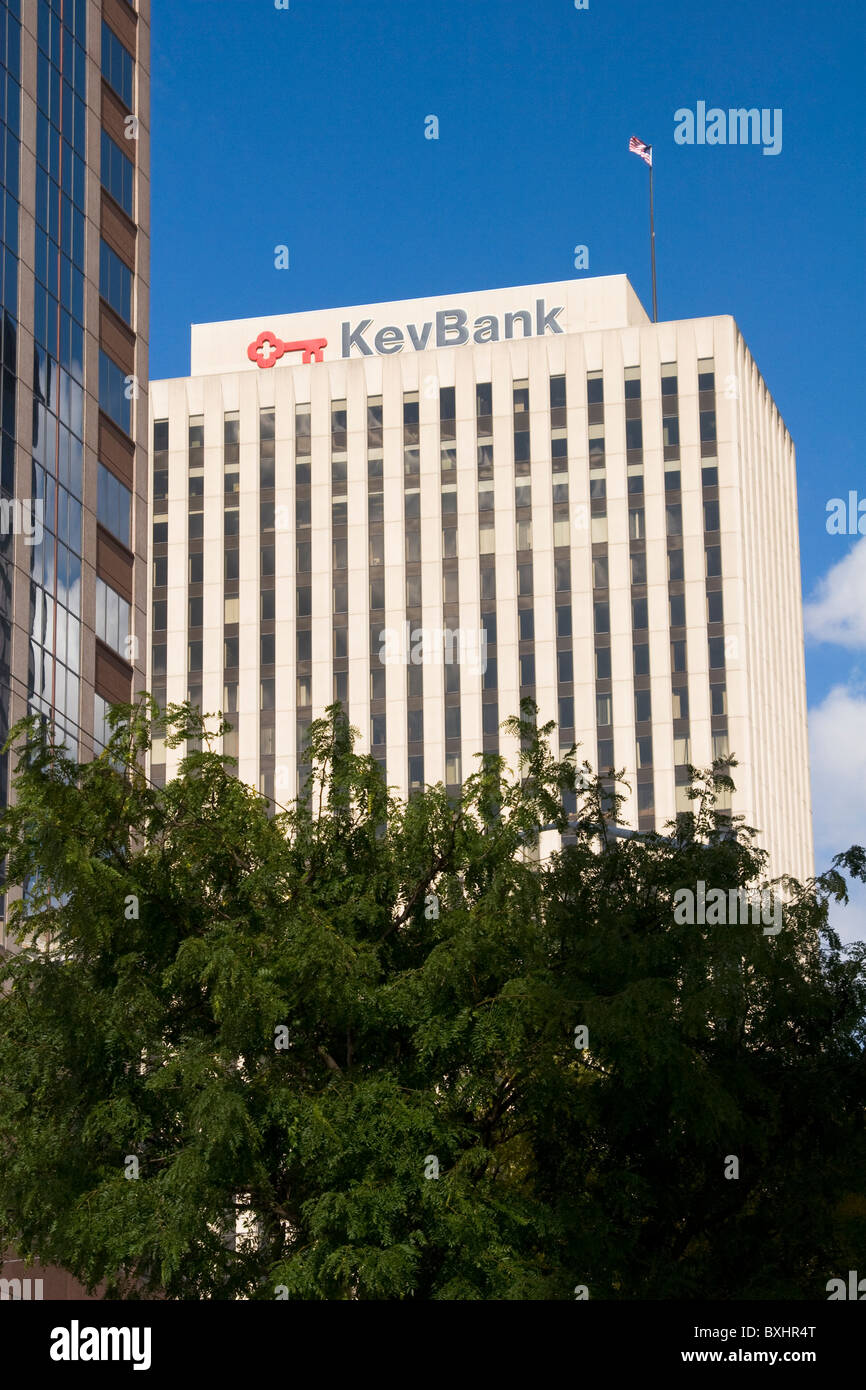 Key Bank Building. Dayton, Ohio, USA. Stock Photo