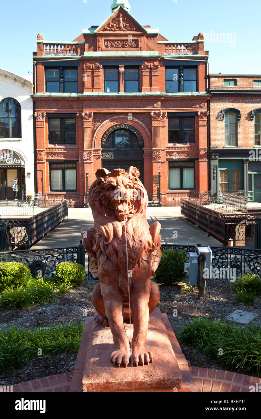Old Cotton Exchange building in Savannah, USA Stock Photo Alamy